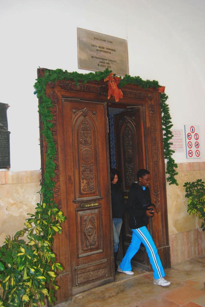 St John, Ein Kerem - entrance to the church
