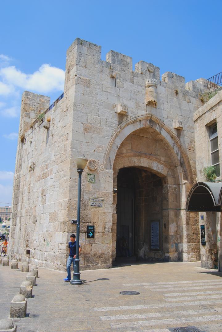 Jaffa gate - view from the old city