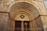 Arch in the Redeemer church, with Crusader elements