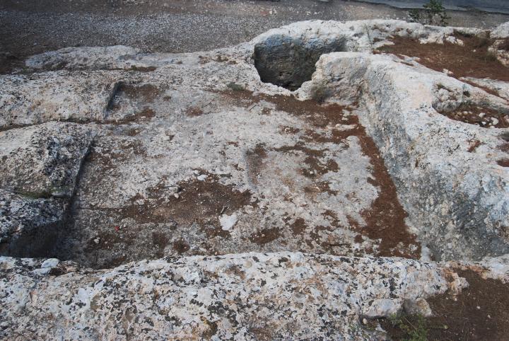 Emmaus winepress - foothills of Hasmonean fortress