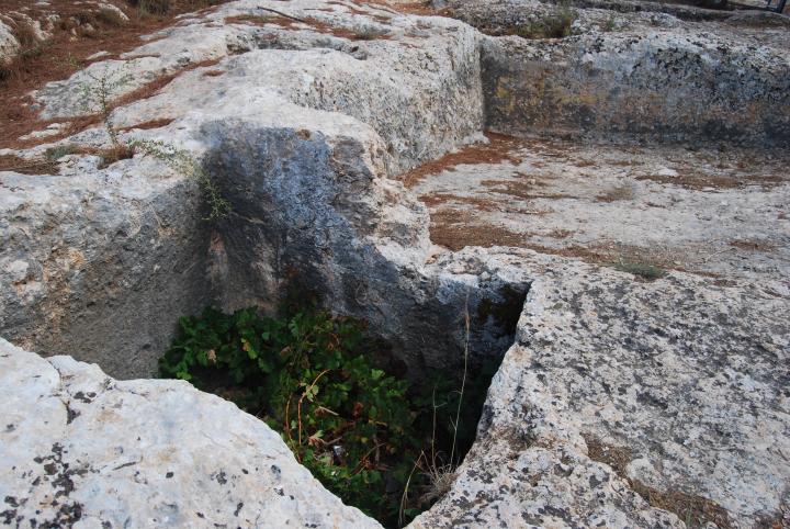 Emmaus winepress - foothills of Hasmonean fortress