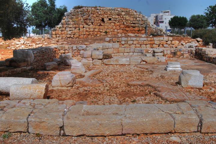 Hurvat Kav - ruins of the Byzantine church