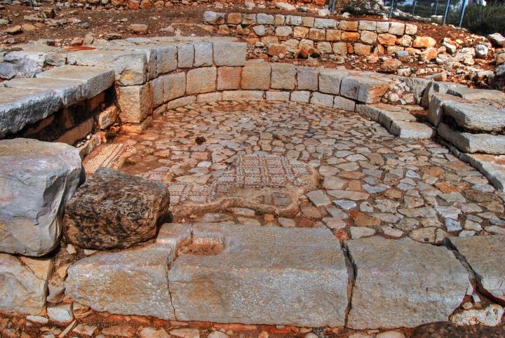 Hurvat Kav - ruins of the Byzantine church