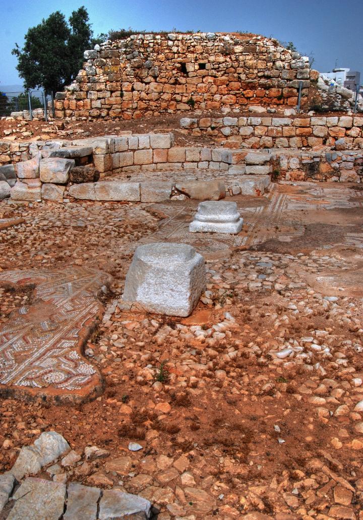 Hurvat Kav - ruins of the Byzantine church