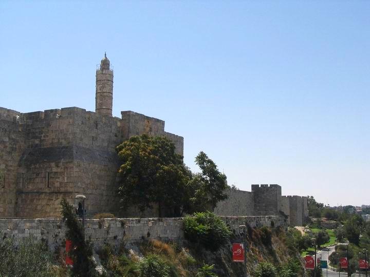 Tower of David, view from Jaffa Gate.