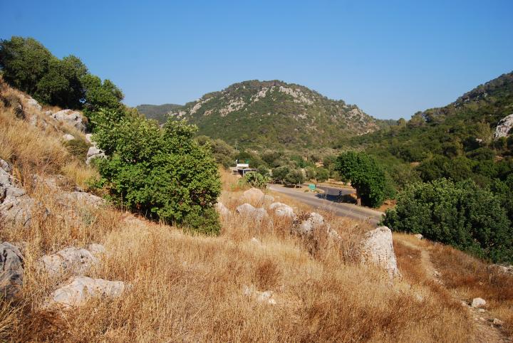 Nahak Oren - pine creek - view eastwards