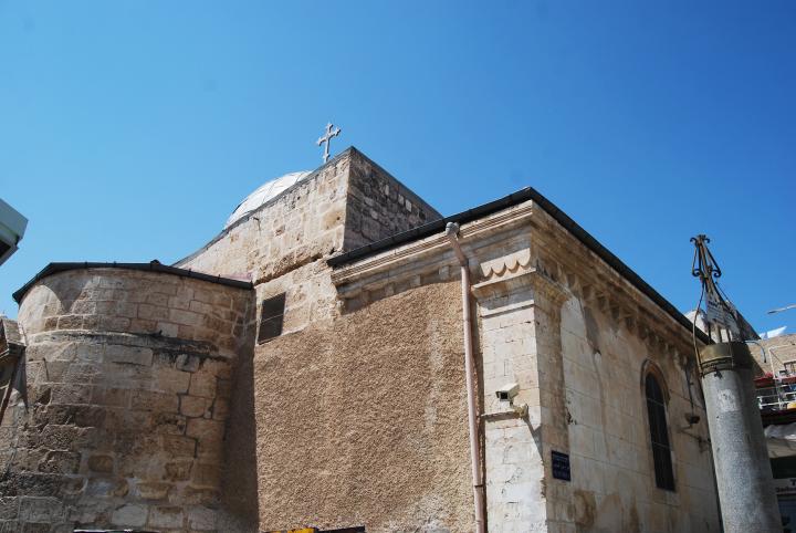 St John the Baptist - view from Avtimus market