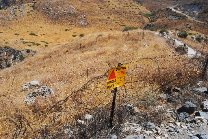 East side of Hippos, once the border with Syria