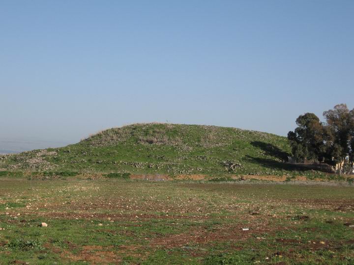 Tell Ya'af: View of the south hill - from the west.