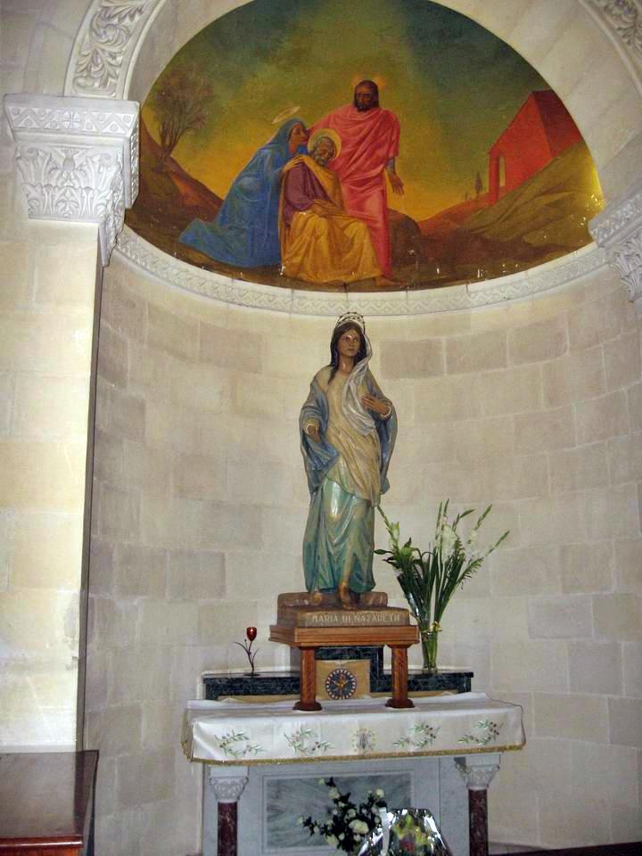 Inside the church of St Joseph.