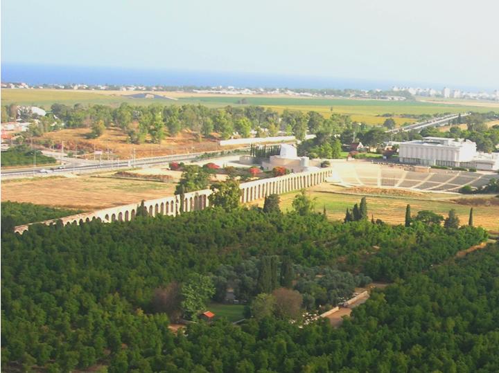 Aerial view - Acqueduct near Lochamei Hagetaot