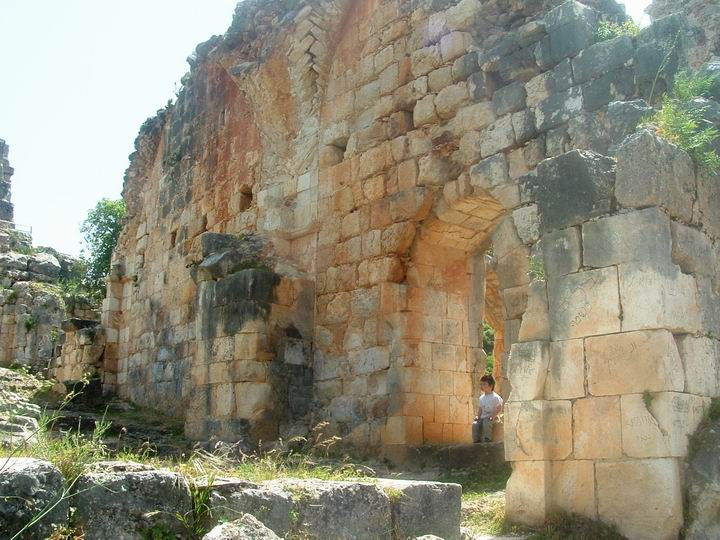 Eastern section of Montfort; remains of church, living quarters, workshops.