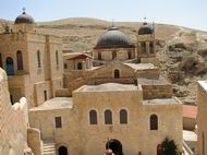 Mar Saba monastery, Kidron creek, Judean desert.