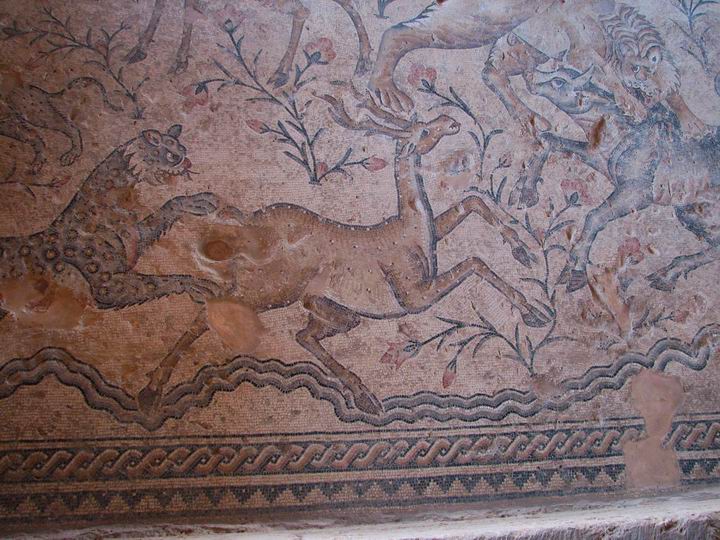 Sepphoris: Nile house - huntings scenes