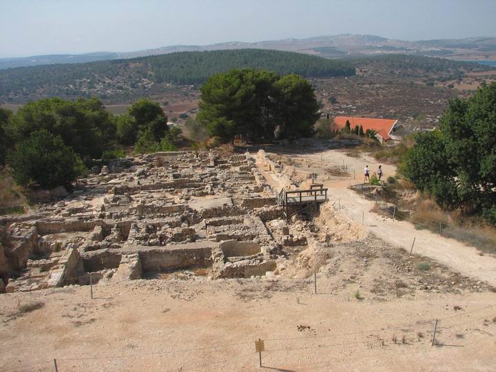 Sepphoris: view from the fortress towards the west